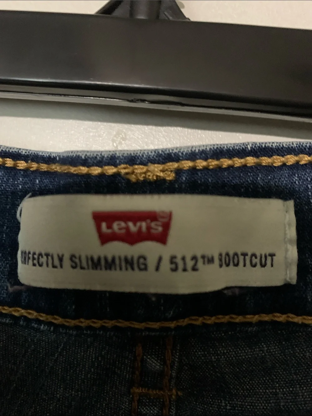 Levi's Classic Wide-Leg Jeans in Medium Blue Denim. 512 Bootcut